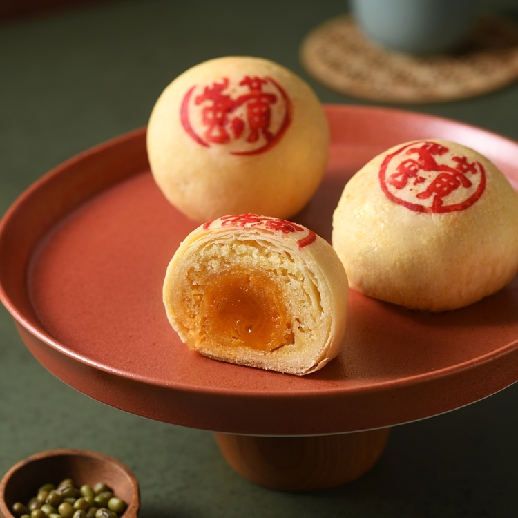 蛋黃綠豆椪(蛋奶素)