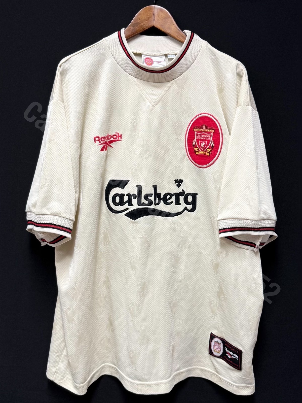 Liverpool 1996-1997 Reebok Away Shirt #7 MCMANAMAN