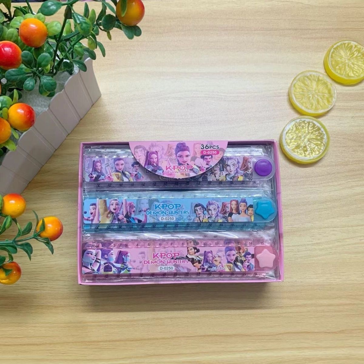 KPOP DEMON HUNTER 卡通猎魔女团 30cm折叠尺