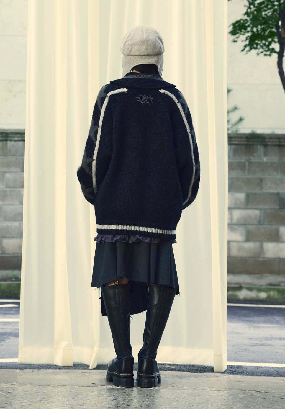 NICEGHOSTCLUB DEVIL COWICHAN針織外套 FEB