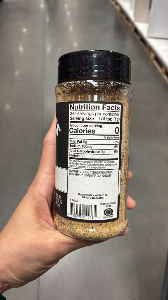 VV127 美國COSTCO KINDER THE BLEND 調味鹽347G EXP:2028.08