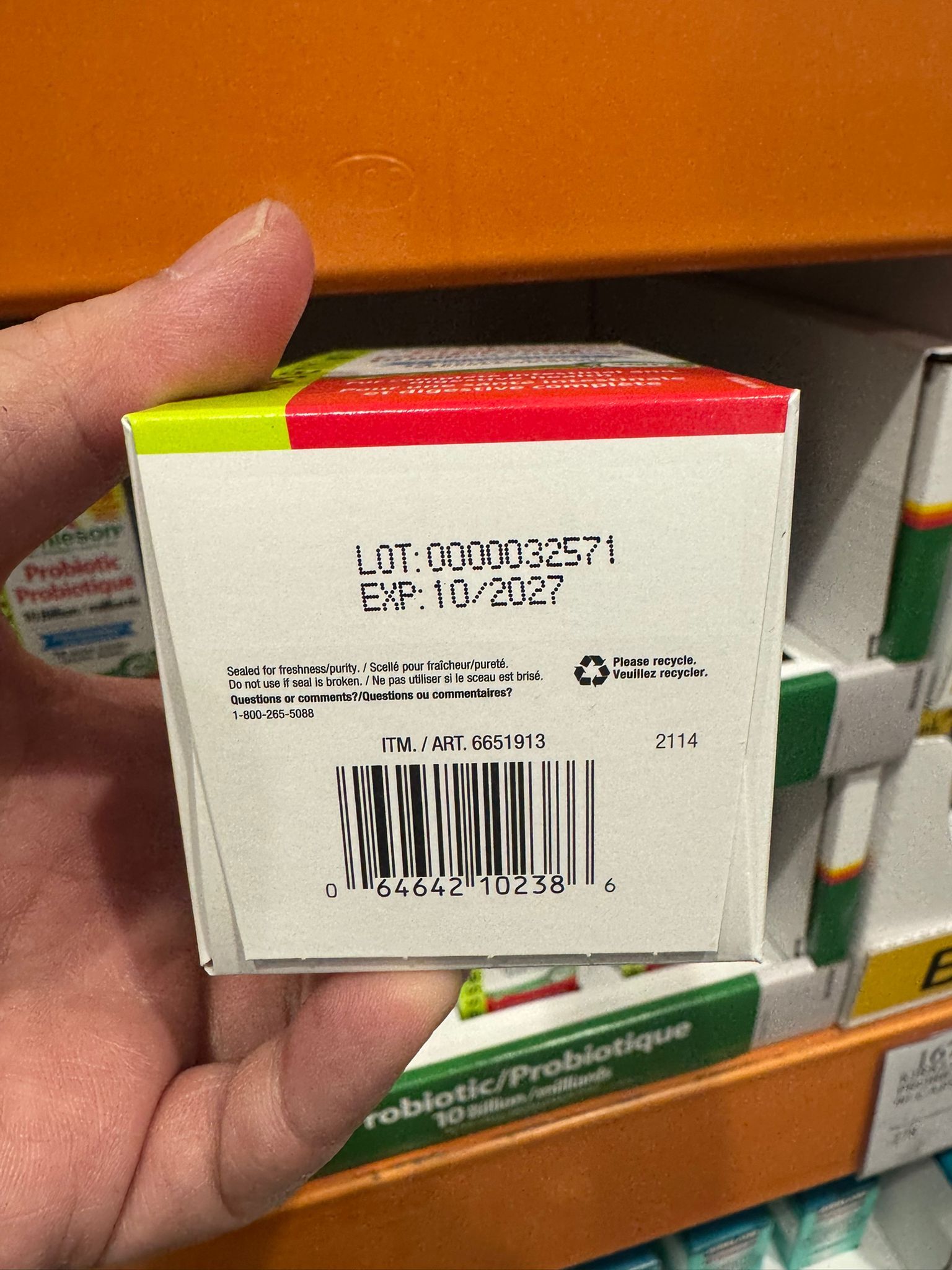 VV177 加拿大COSTCO Jamieson 100億活性益生菌膠囊 150粒 EXP: 10.2027