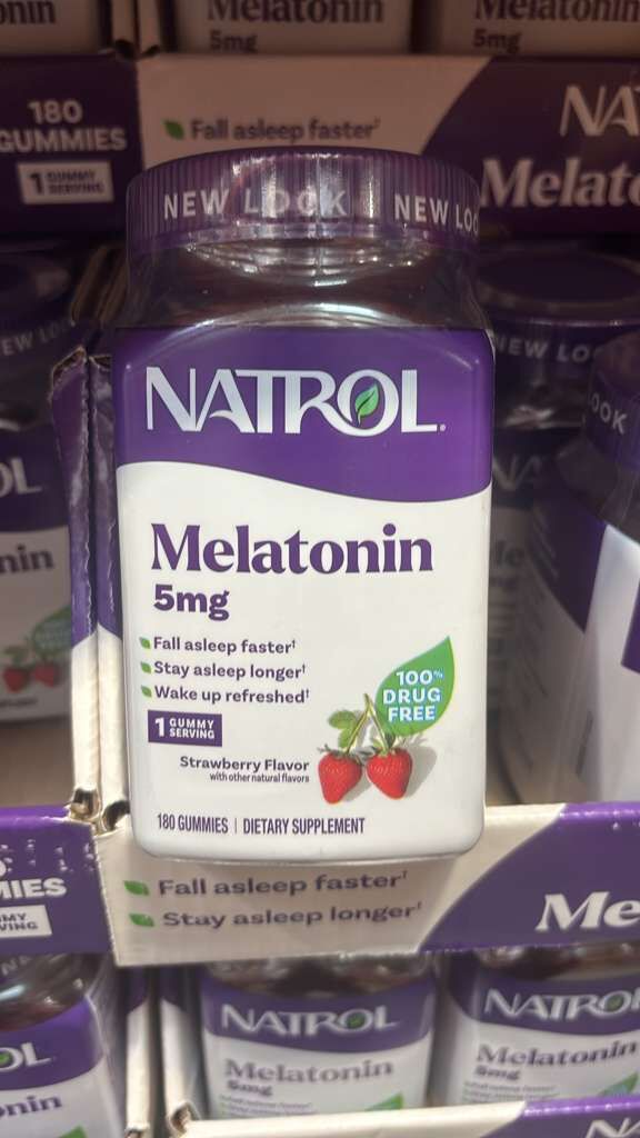 VV178 美國COSTCO Natrol Melatonin 5mg Gummies (草莓口味) 180粒 EXP: 07.2027