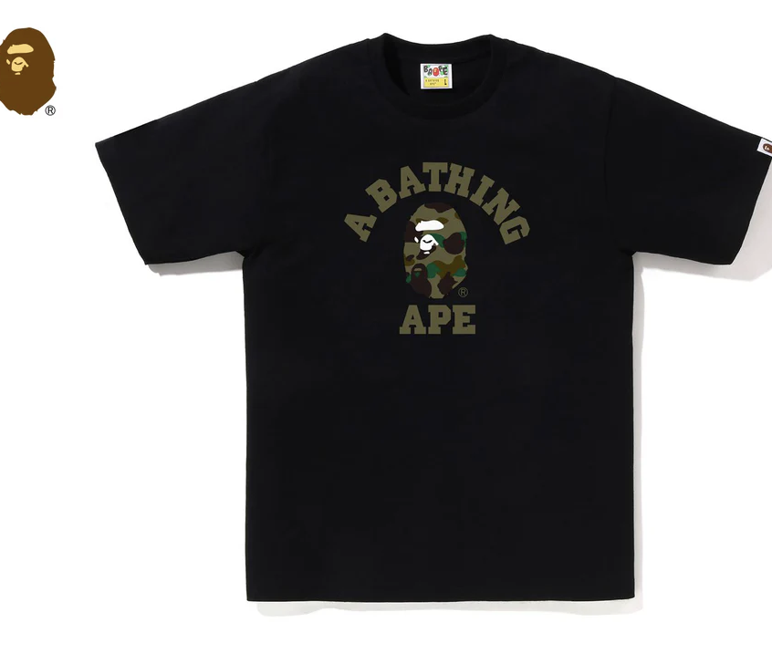 【BAPE男生】0228 發售1ST CAMO COLLEGE TEE