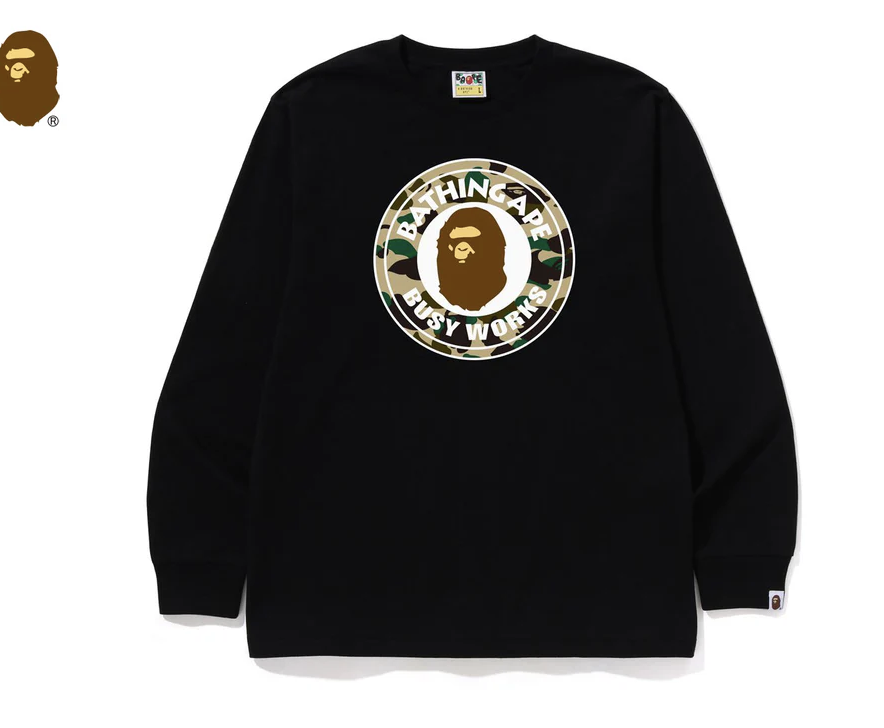 【BAPE男生】0228 發售 1ST CAMO BUSY WORKS LS TEE