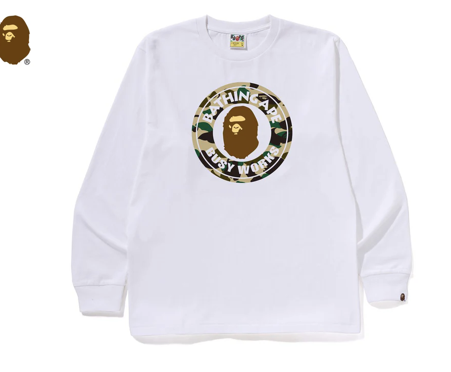【BAPE男生】0228 發售 1ST CAMO BUSY WORKS LS TEE