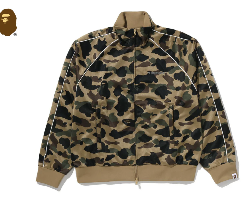 【BAPE男生】0228 發售 寬版 1ST CAMO LOGO RELAXED FIT TRACK JACKET