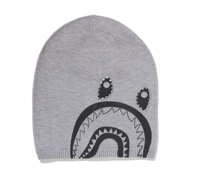 【BAPE配件】0228 發售 水鑽CRYSTAL SHARK KNIT CAP
