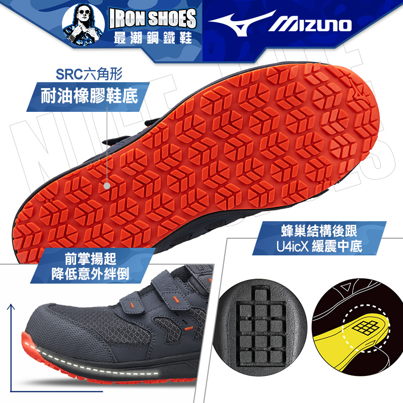 MIZUNO美津濃｜嵐PRIME FIT WU 21L 全能防護鞋