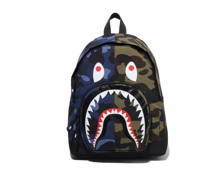 【BAPE兒童配件】0228 發售 SPLIT CAMO SHARK DAYPACK