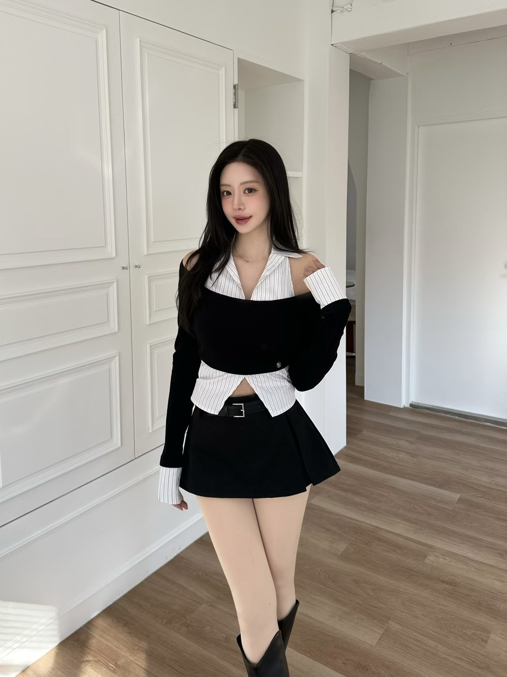 心動款💓 小性感姐姐style假兩件上衣(店主秒留!)