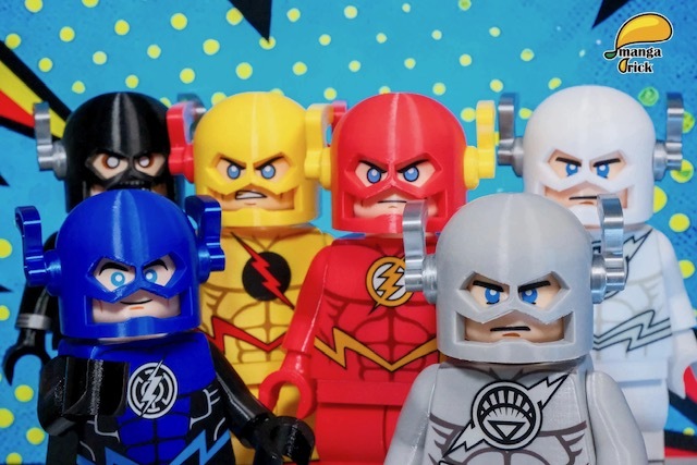 【Manga Brick x Minifigs.Factory】閃電俠（全開模巨型人仔）