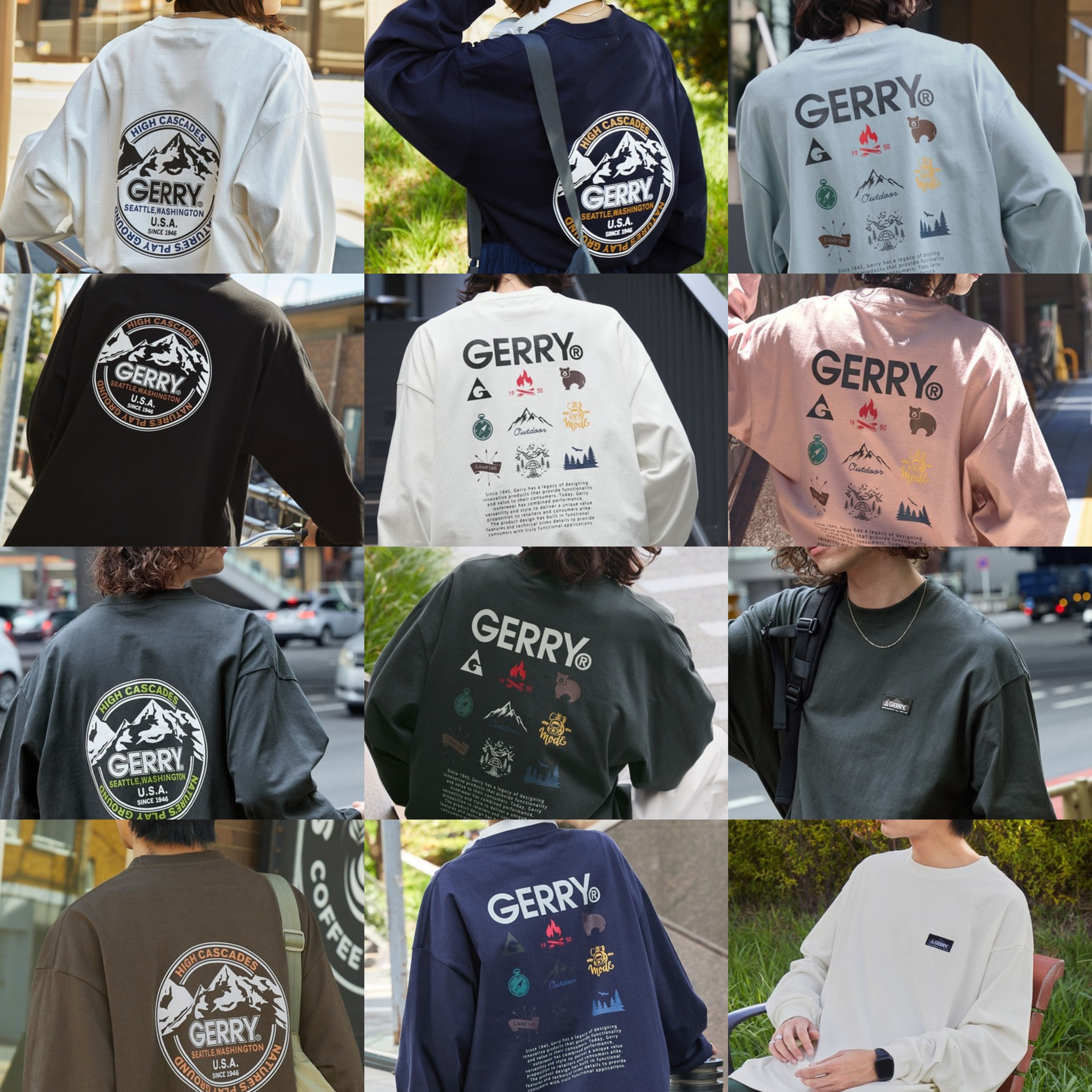 JP GERRY 長袖T-Shirt