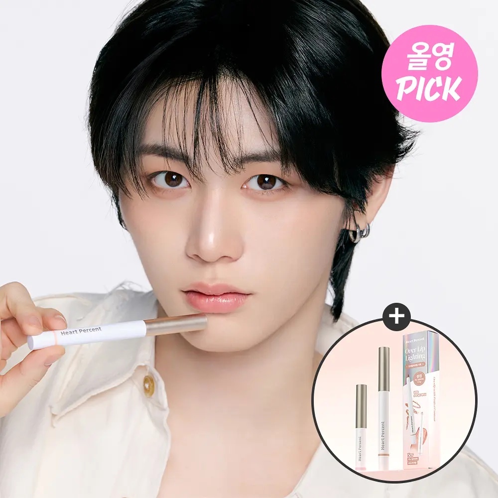 《07/08/14現貨/olive Young連線》Heart percent唇筆