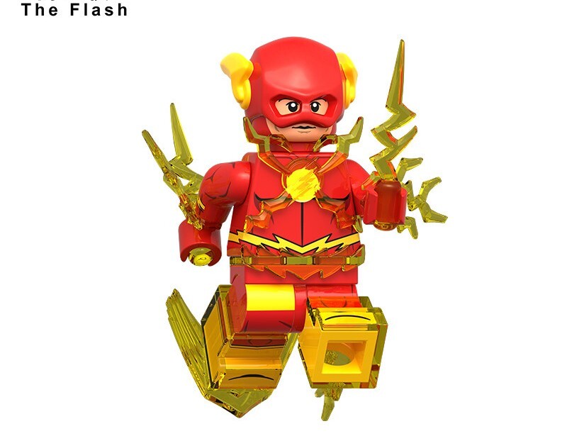 The Flash Custom Minifigures Fit Lego KDL853 K2341