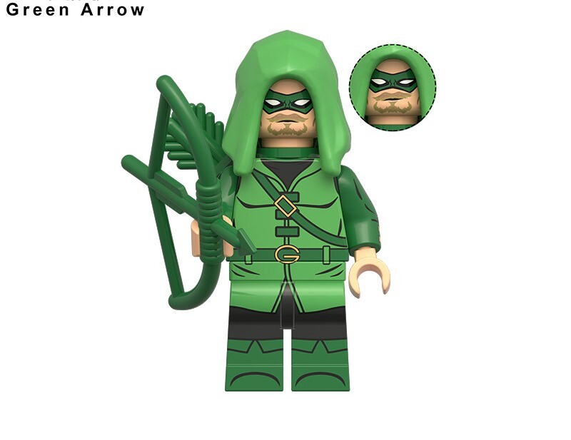 Green Arrow Custom Minifigures Fit Lego KDL853 K2342
