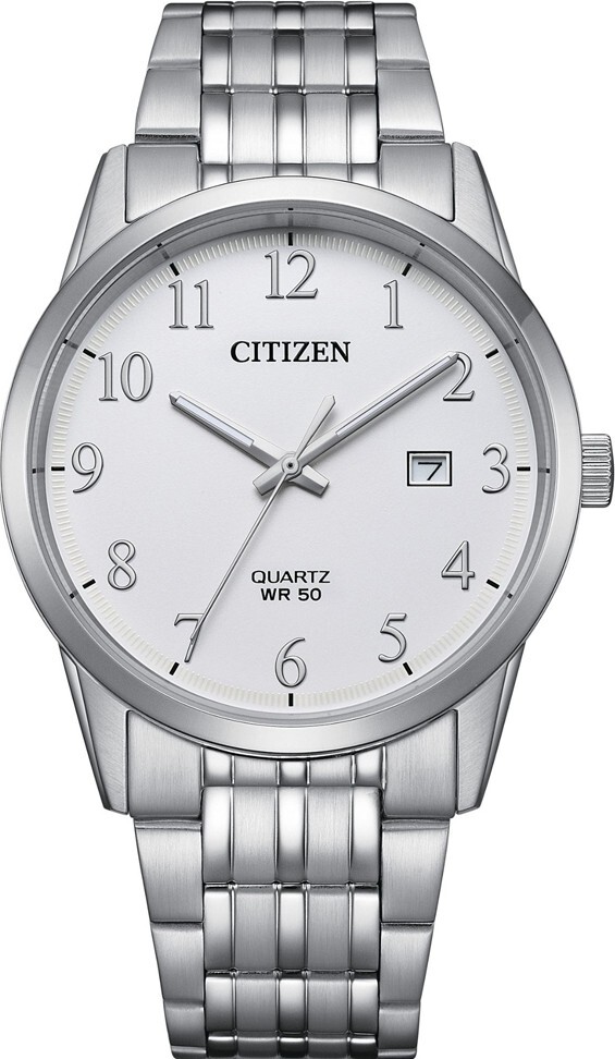 萬年鐘錶 - Citizen 星辰錶  石英機芯 三大針時尚簡約石英不鏽鋼男錶BI5008-51A 錶徑39MM