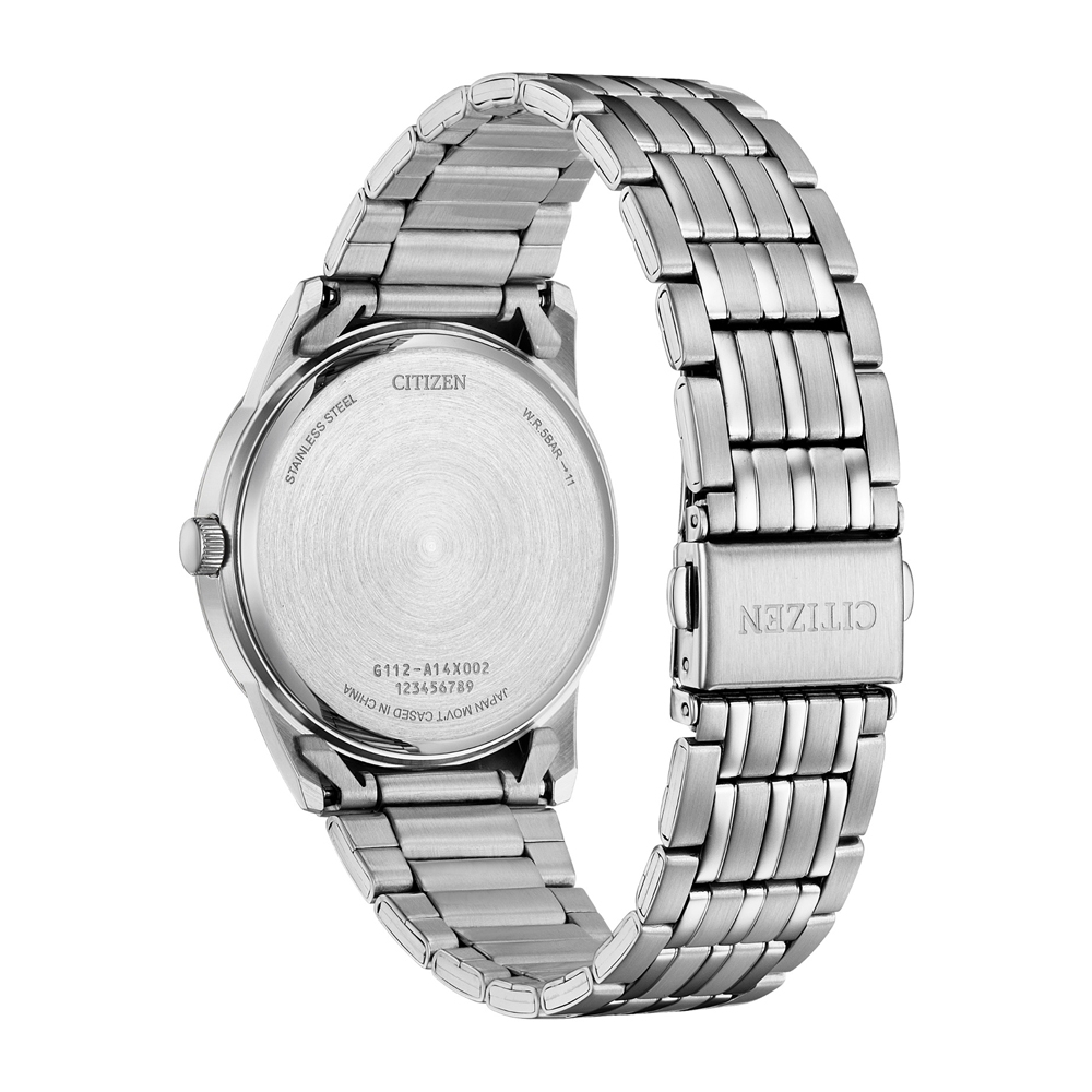 萬年鐘錶 - Citizen 星辰錶  石英機芯 三大針時尚簡約石英不鏽鋼男錶BI5008-51A 錶徑39MM