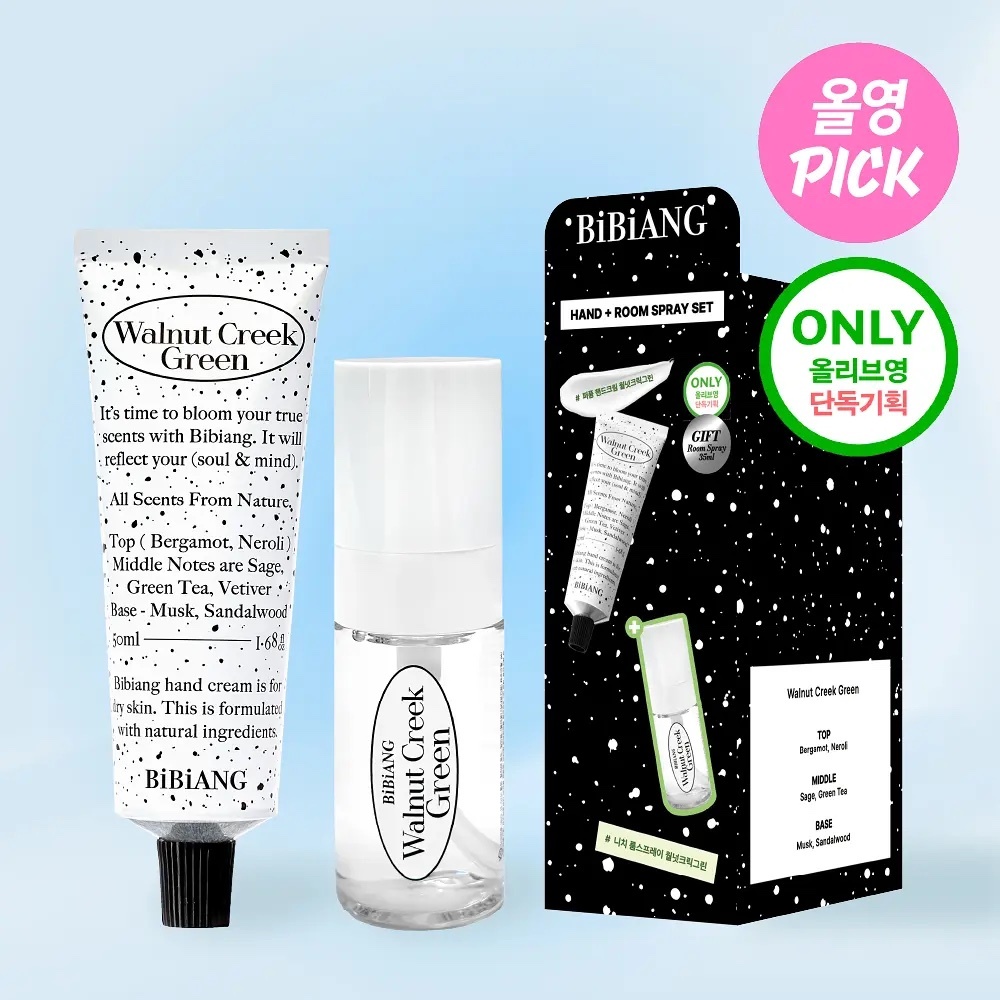 《Olive young連線》bibiang hand+room spray set