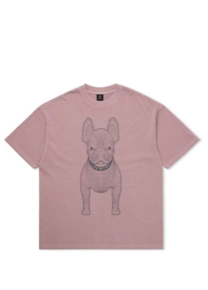 [S] LIFEWORK LIGHT PINK BIG RADOG SHORT SLEEVE T-SHIRT, LW255TS991-LIGHT PINK (SLW518)