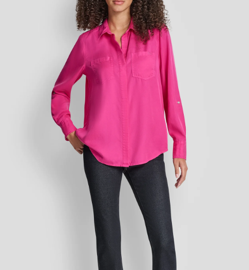 [S] DKNY WILDBERRY LONGSLEEVE SHIRT, DJ4W2017-JGW (SD1739)