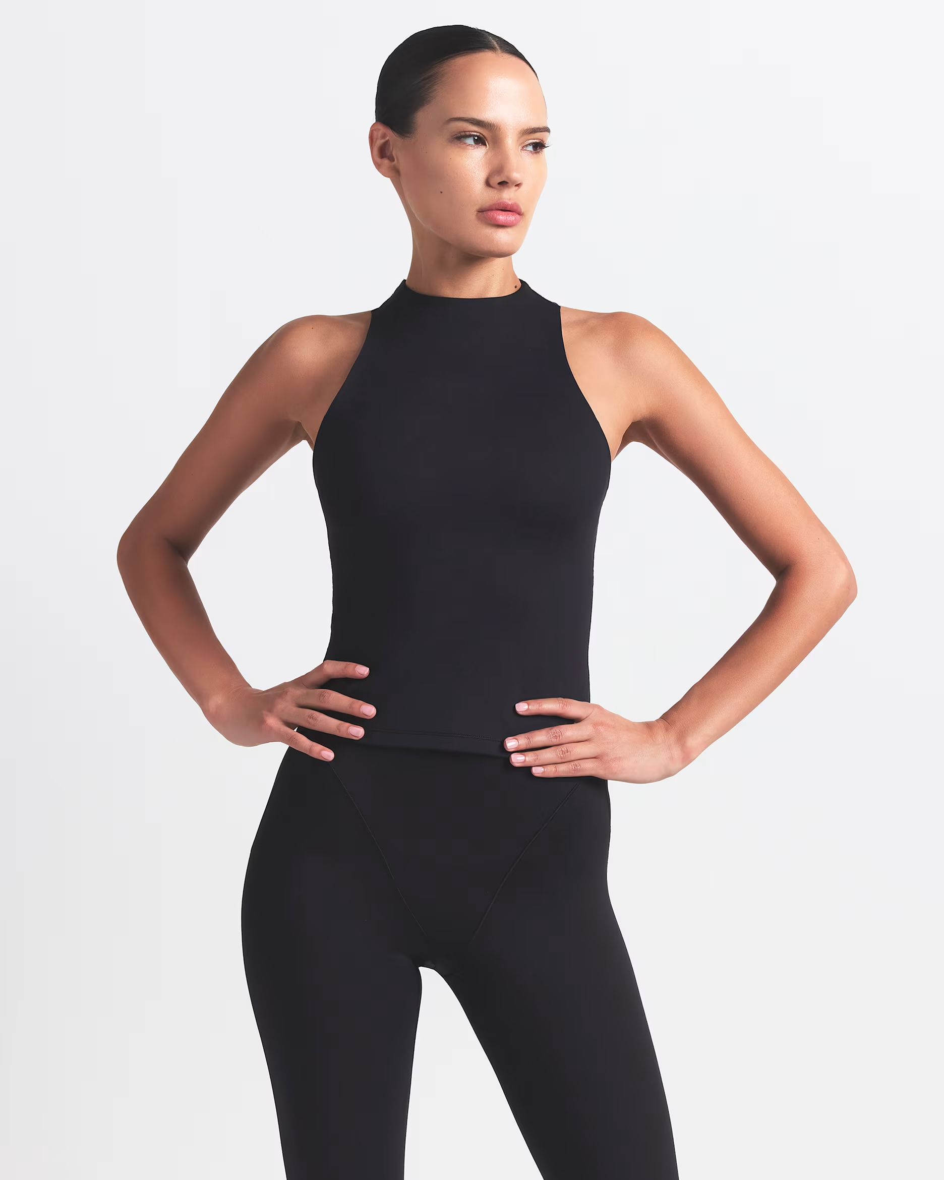 NikeSKIMS｜Women's Mock Neck Racerback Tank Top [3 colors]