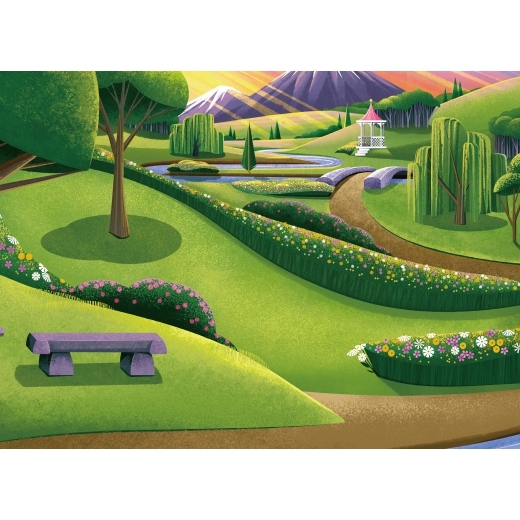 迪士尼公主 一起玩貼紙簿─花園篇