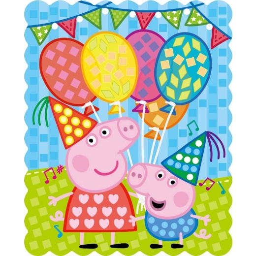 Peppa Pig 粉紅豬小妹 馬賽克貼貼樂