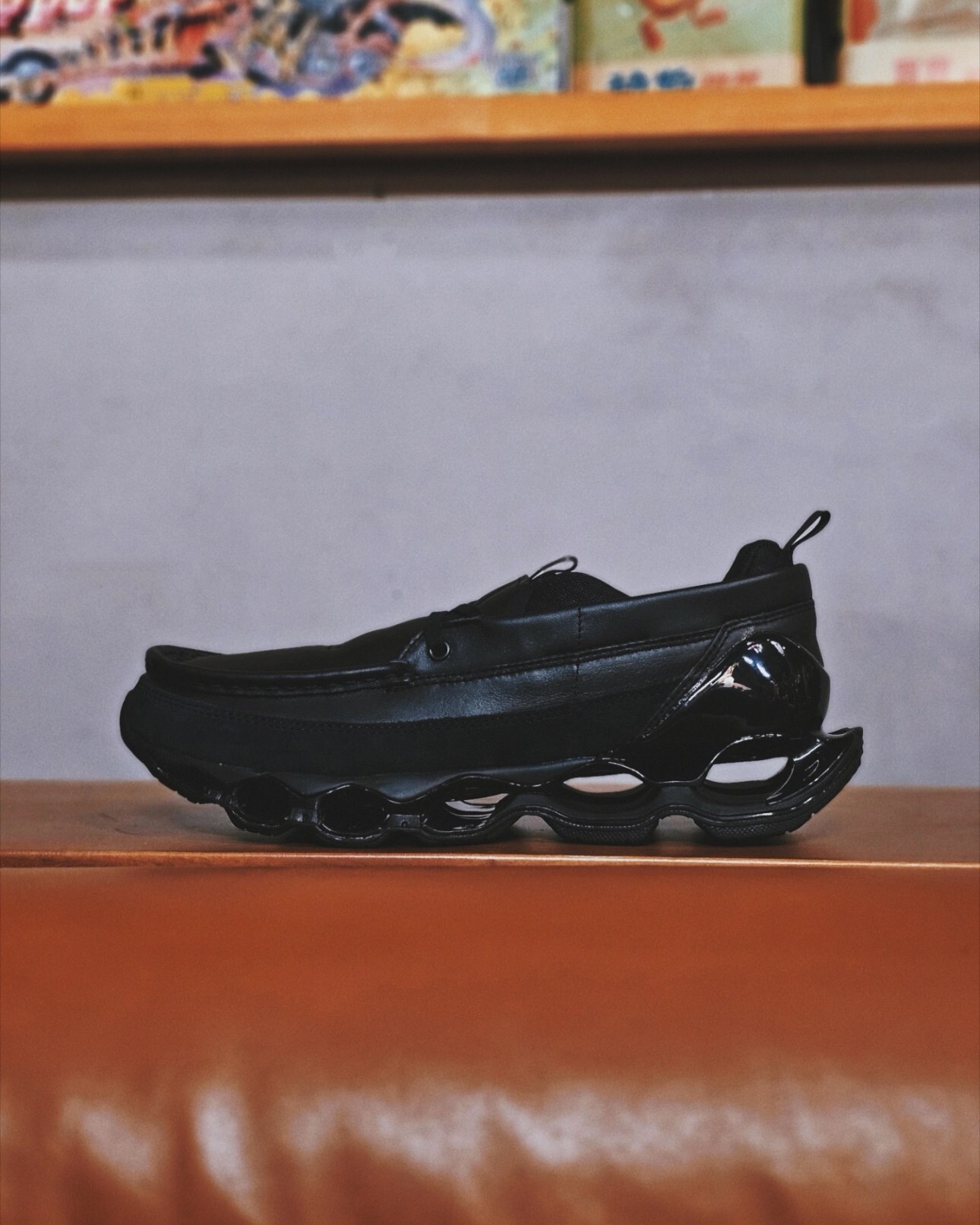 〈限量商品不退換〉男鞋 Mizuno Wave Prophecy Moc 美津濃 黑色 休閒鞋 【D1GD261401】