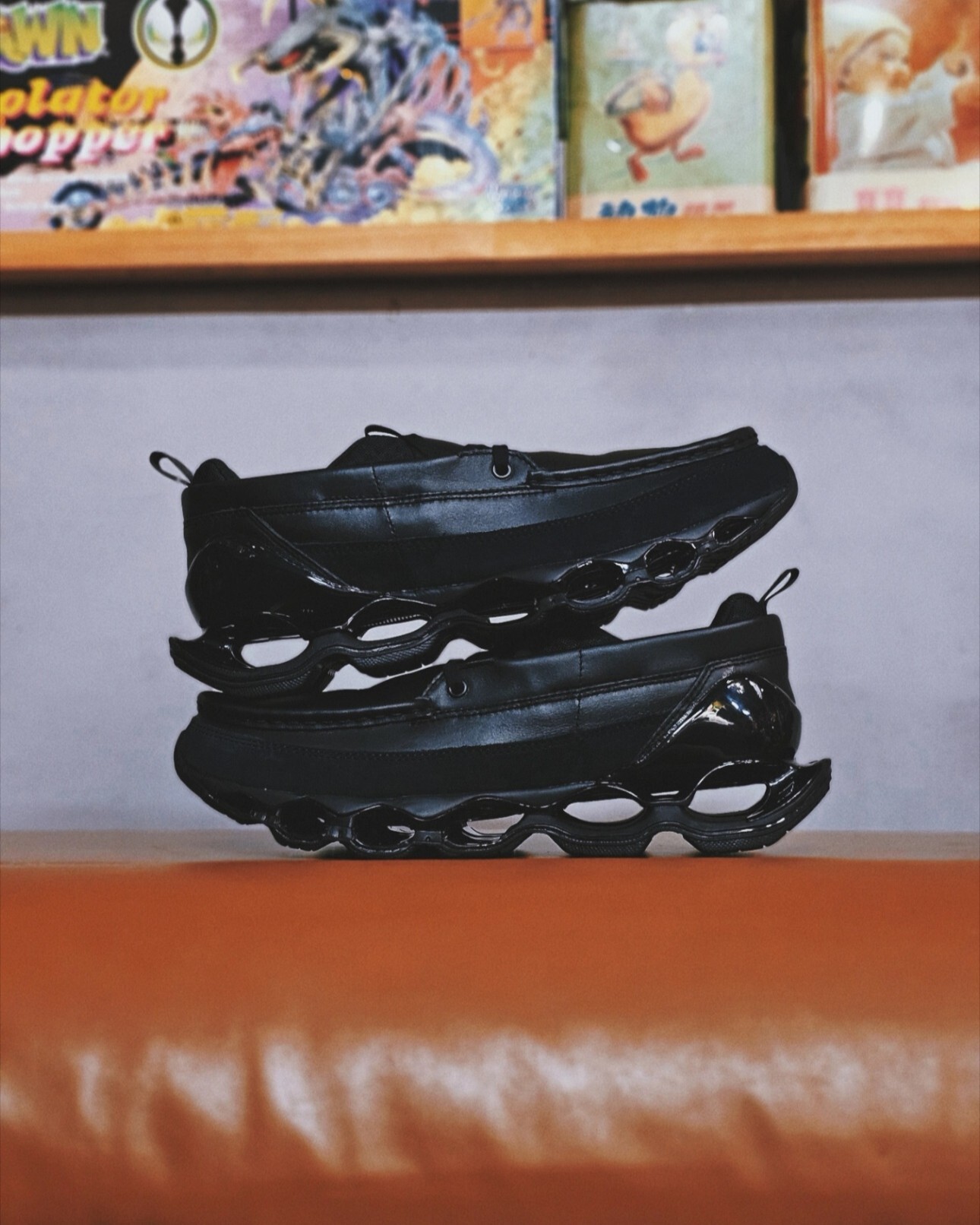 〈限量商品不退換〉男鞋 Mizuno Wave Prophecy Moc 美津濃 黑色 休閒鞋 【D1GD261401】