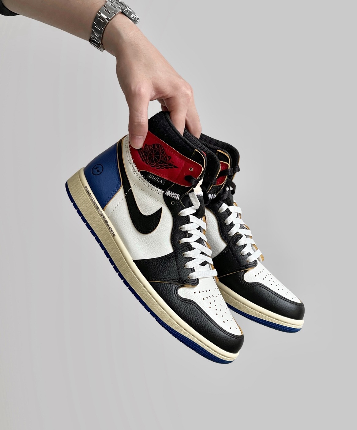 <搶雙狠鞋💥>Air Jordan 1 HIGH OG x UNION x Fragment 三方聯名 藍黑紅 閃電 藤原浩