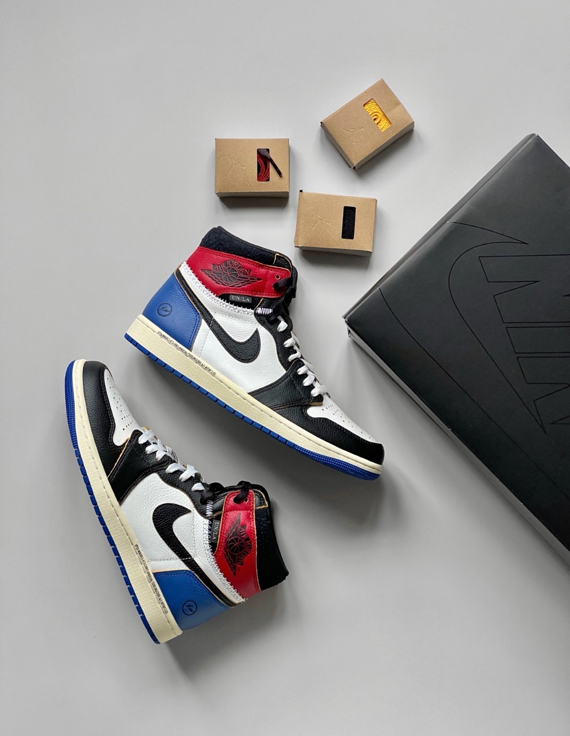 <搶雙狠鞋💥>Air Jordan 1 HIGH OG x UNION x Fragment 三方聯名 藍黑紅 閃電 藤原浩
