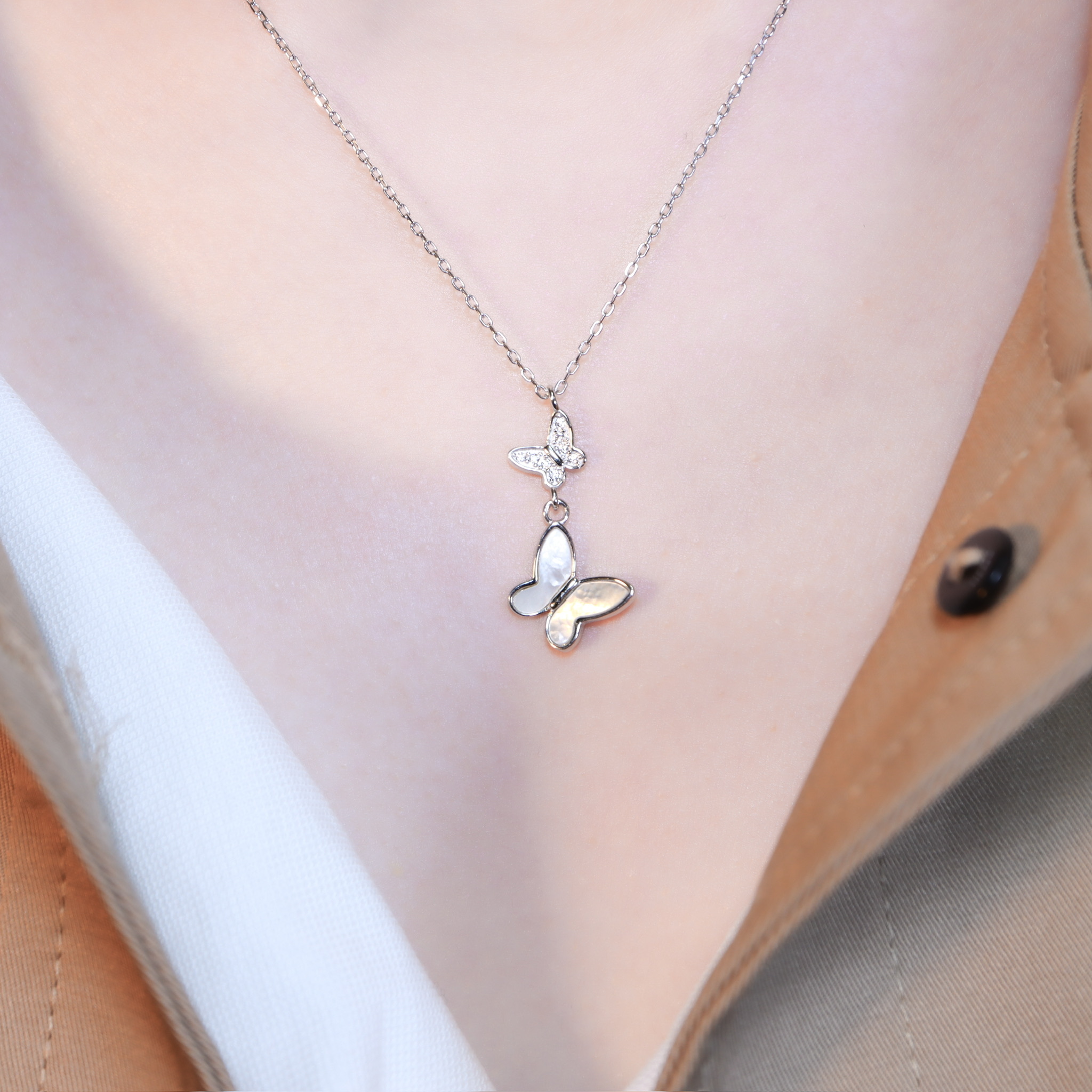 | 925純銀・白金・玫瑰金 | 同頻的我們項鍊2.0  (銀/玫瑰金) | NE1600 |