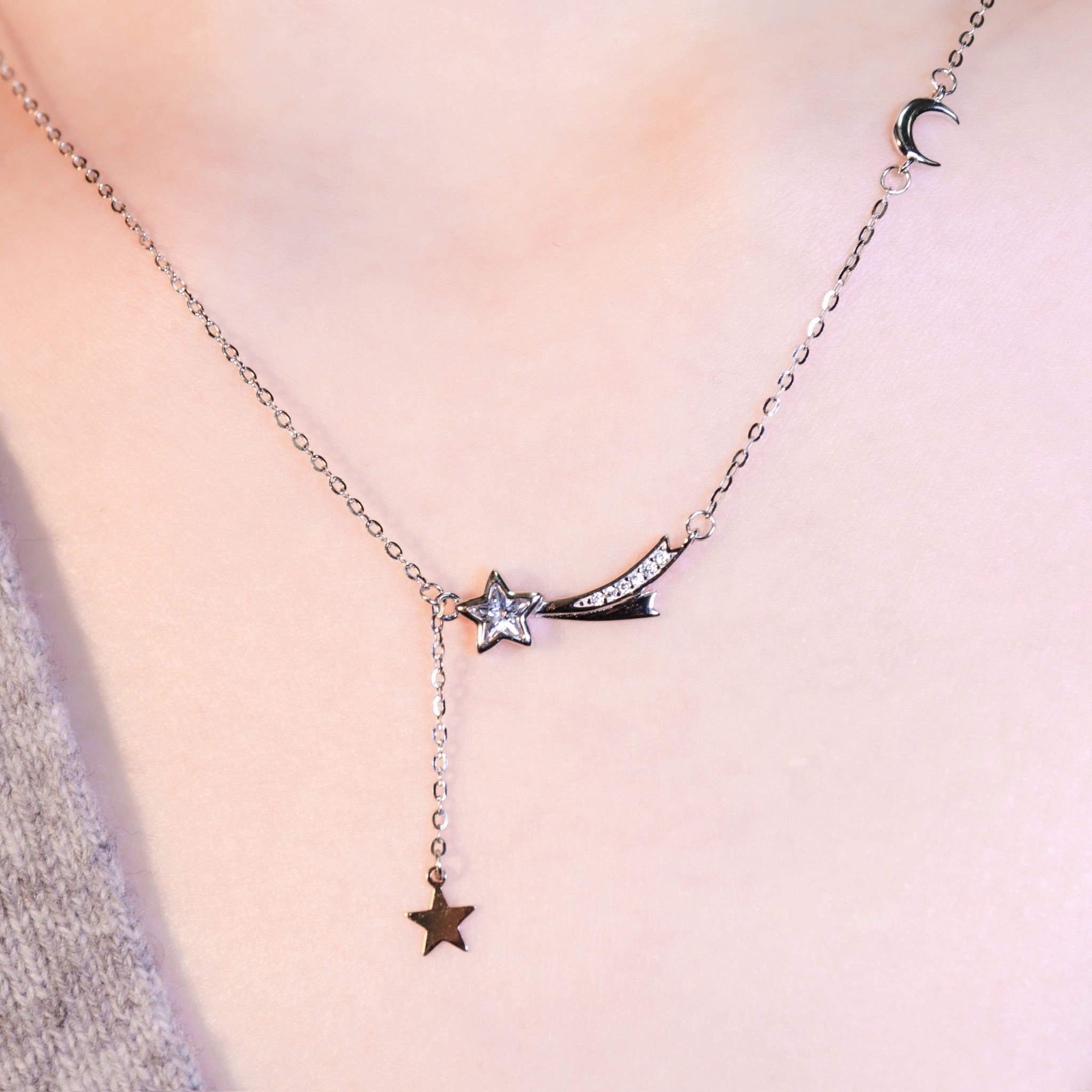 | 925純銀・白金 | 永續陪伴項鍊 | NE1604 |