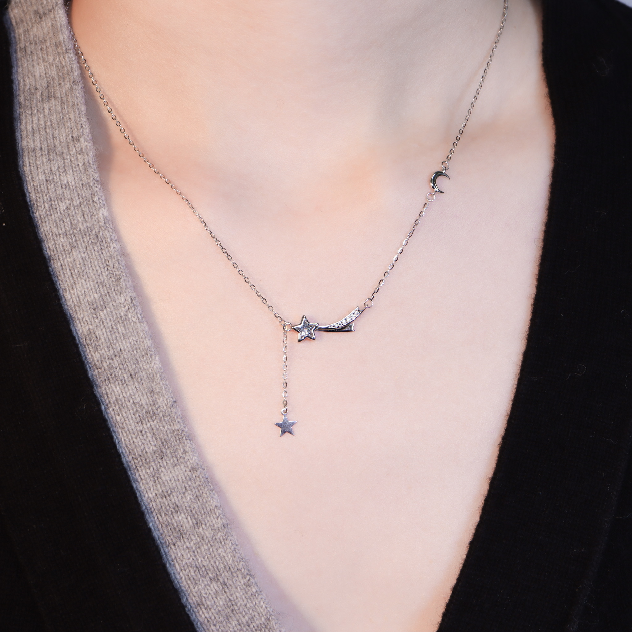 | 925純銀・白金 | 永續陪伴項鍊 | NE1604 |