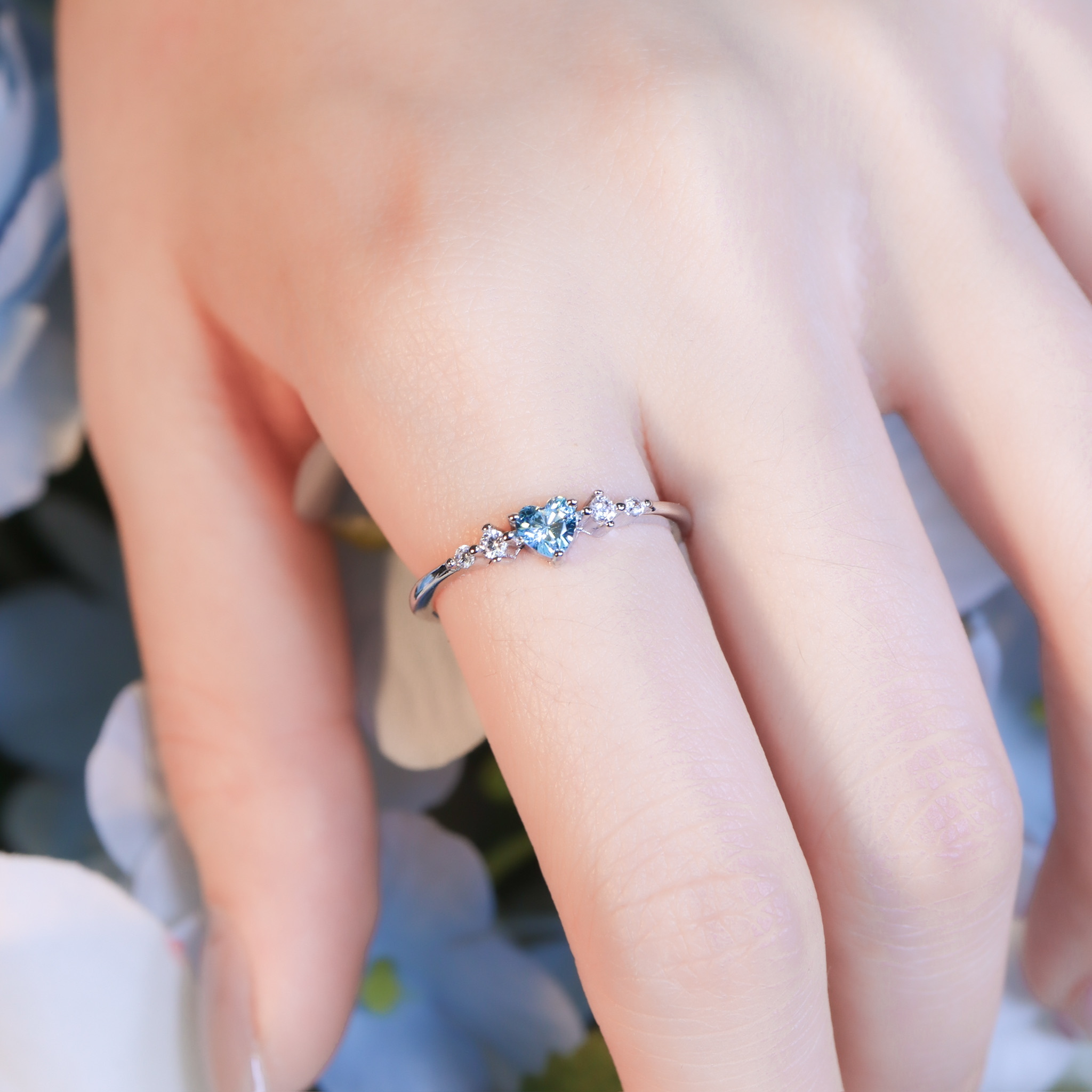 | 925純銀 | 漫藍清澈愛你戒指 | RI1084 |