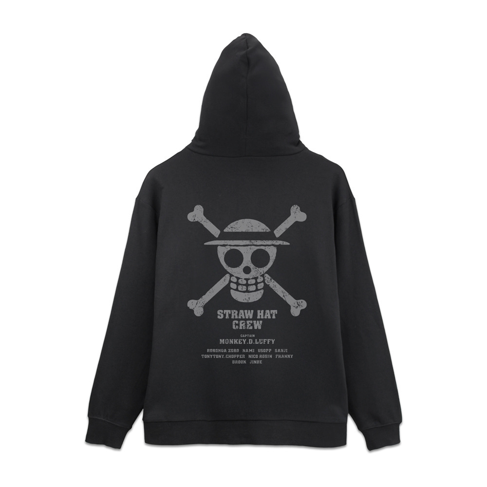 Cospa 20260309 麦わらの一味 ジップパーカー [ワンピース] BLACK