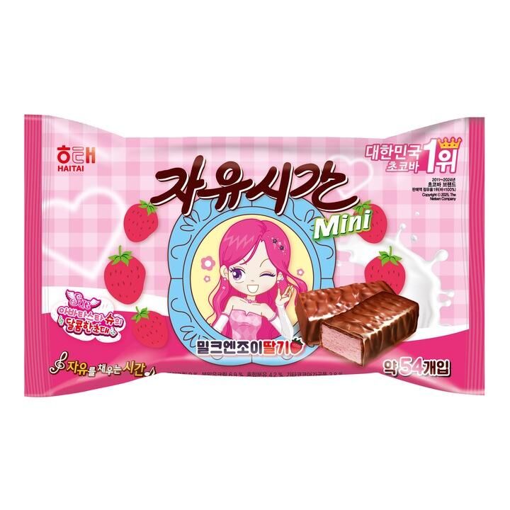 韓國 HAITAI 自由時光 草莓牛奶巧克力 405g