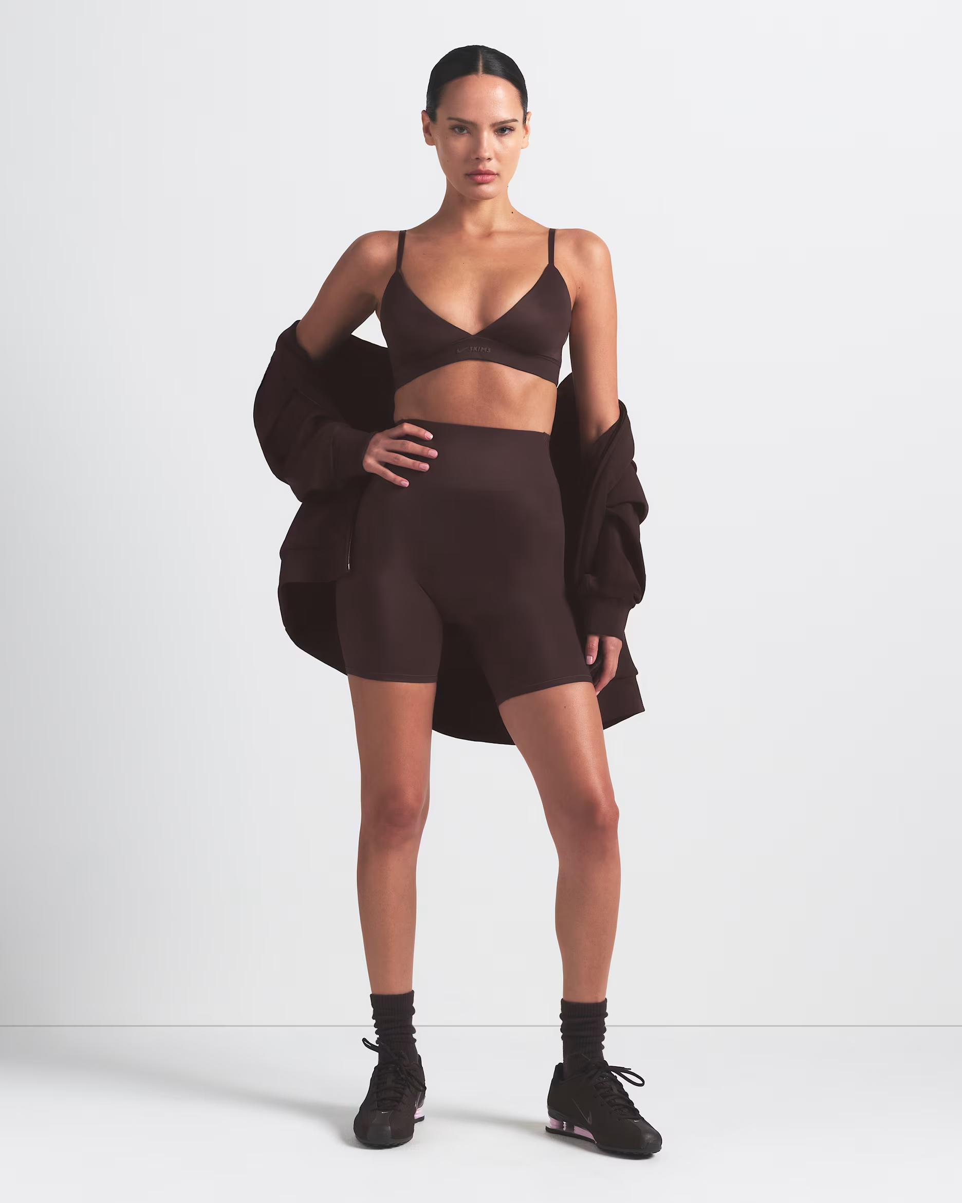 NikeSKIMS Shine｜Women's High-Waist 5-inch Biker Shorts [3 colors]