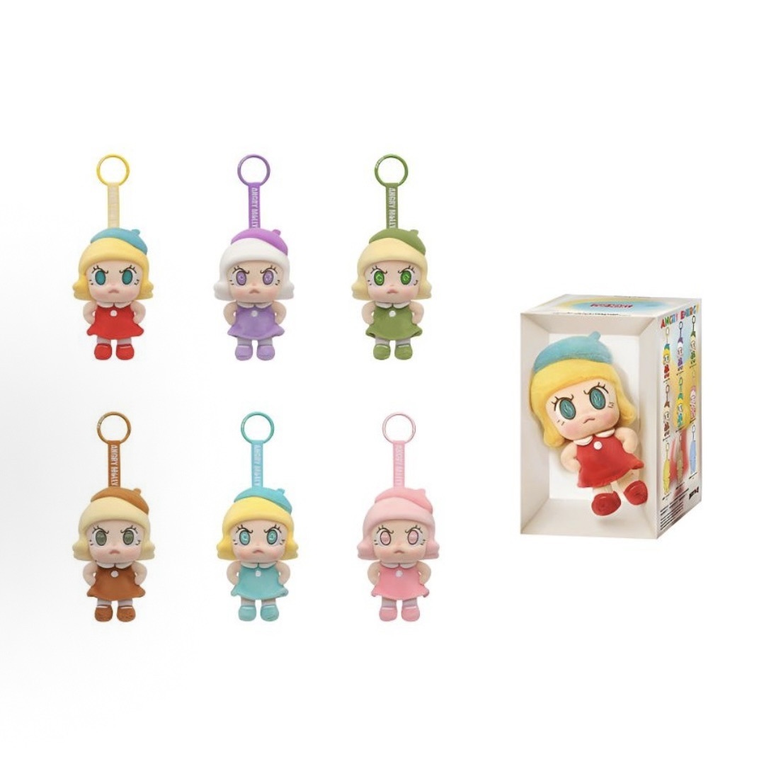 POPMART 泡泡瑪特 Angry Molly 心火怒放系列毛絨掛件 盲盒