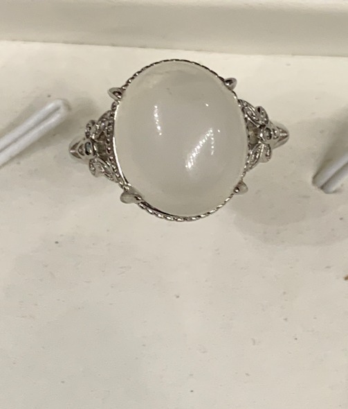 (6645) 白玉銅鑲戒指 (02)