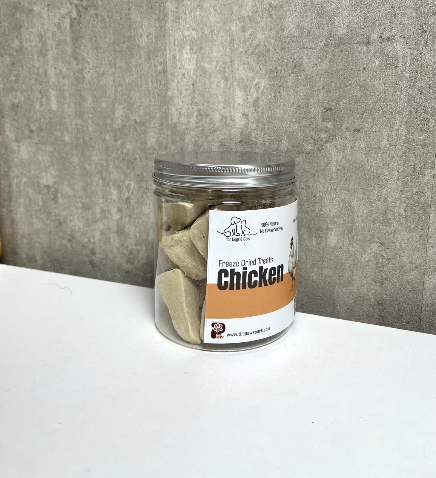 Paws Park Thai Hormone-Free Chicken Breast Freeze-Dried Treats 60g (For Cats and Dogs)