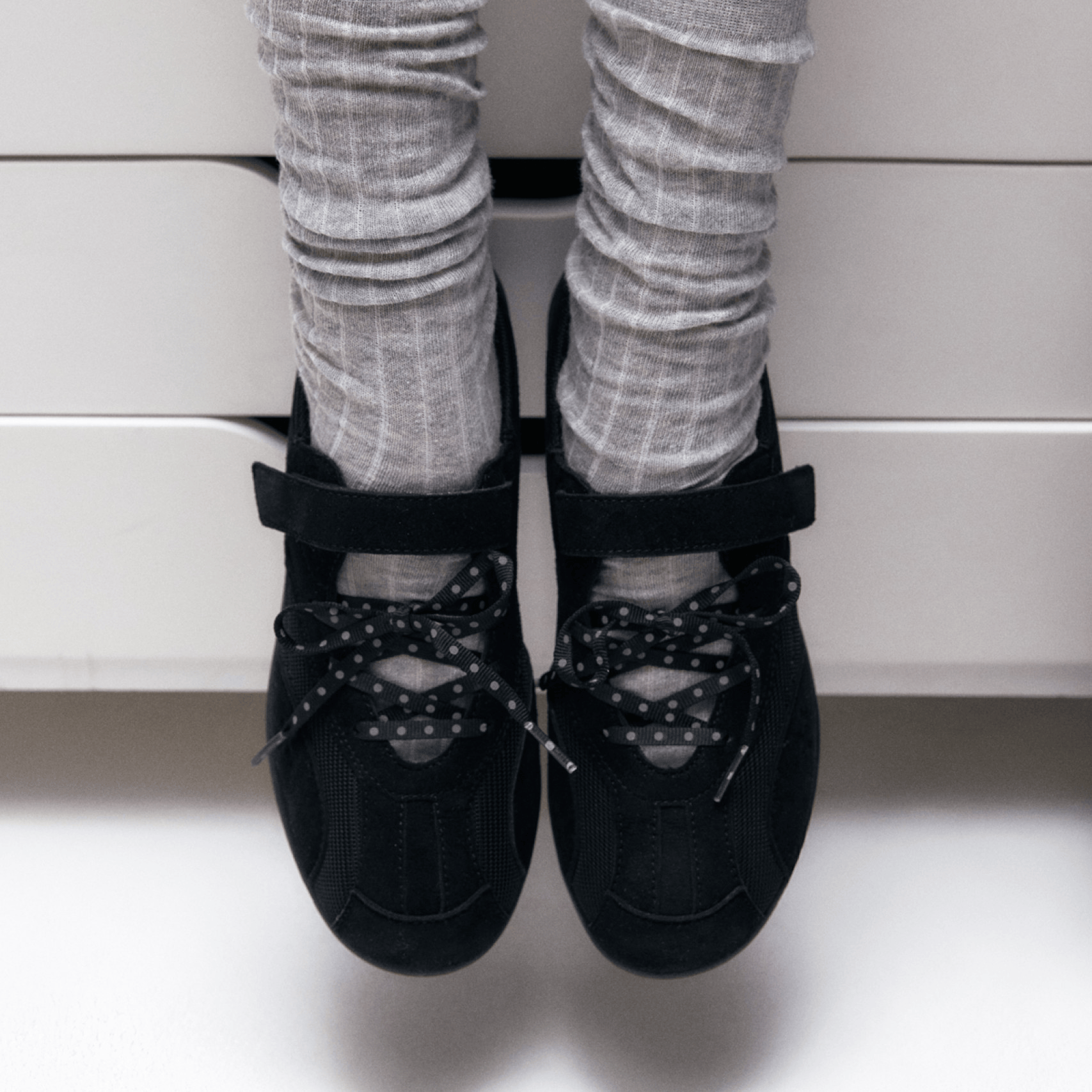 OTZ｜限定款Romary Suede Lace Up Dot