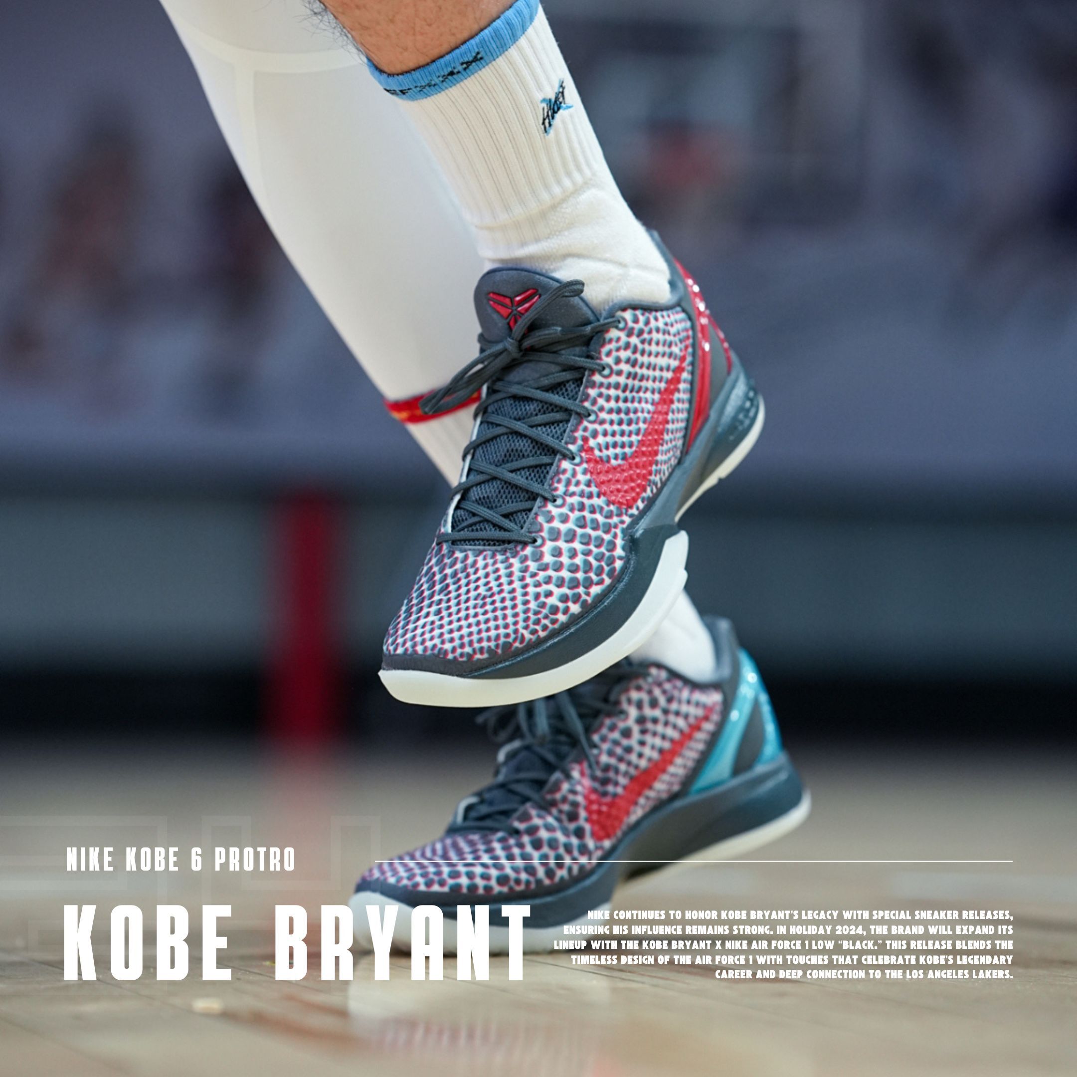 NICEDAY 代購 Nike Kobe 6 Protro 3D 列印 鴛鴦 酒紅 藍 紅 實戰 籃球鞋 科比 IQ3902-002