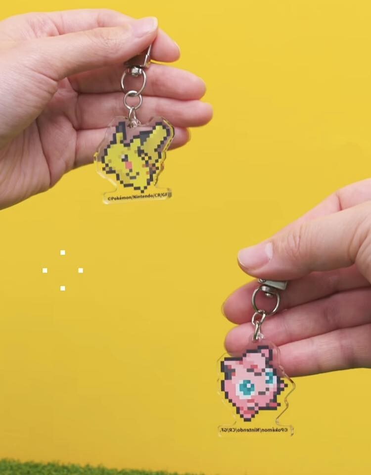 【OWN】Pokémon 寶可夢 韓國限定 CU 像素 壓克力 吊飾 鑰匙圈 盲盒 隨機 收藏 共10款 限定發售