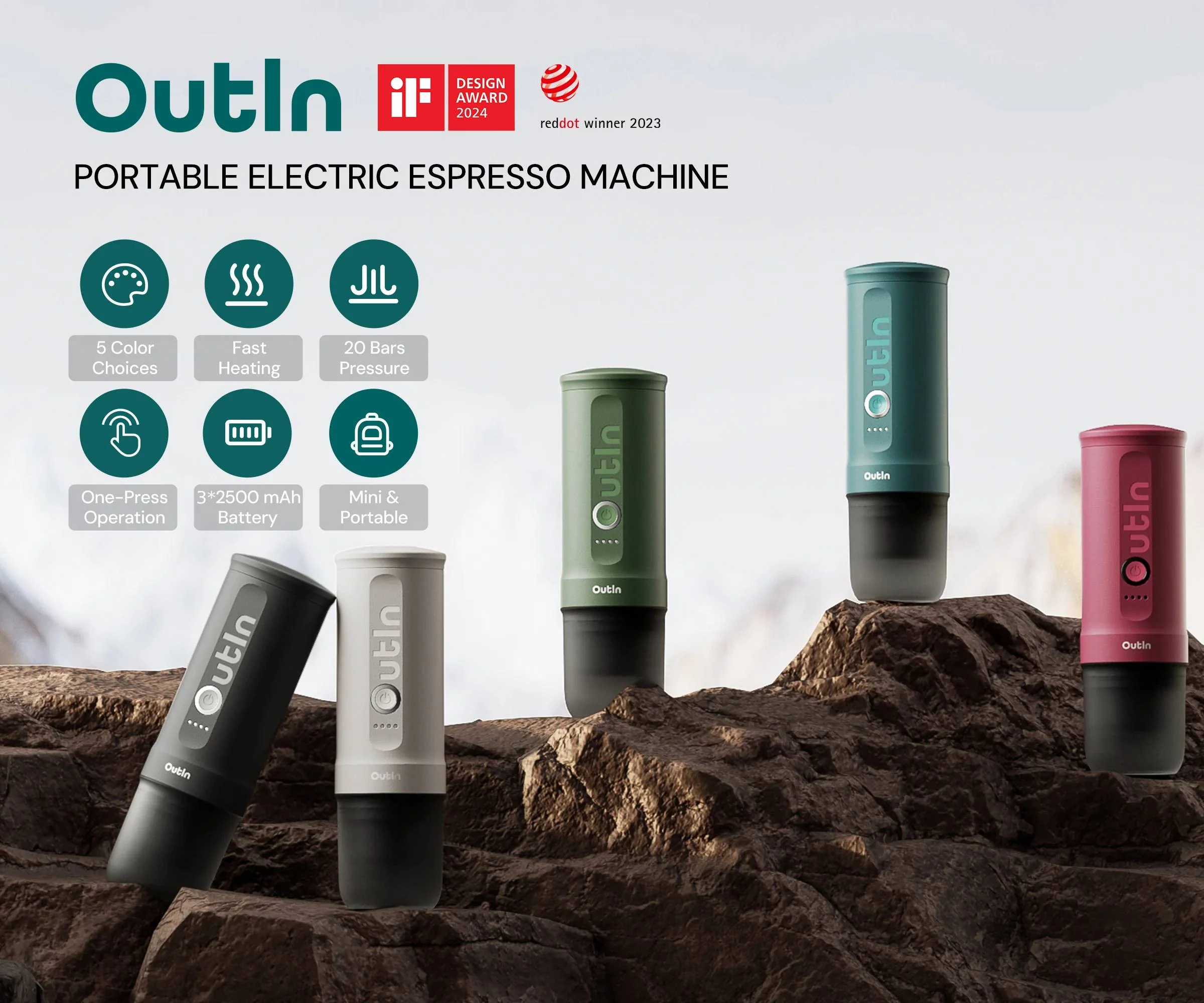 OutIn Nano Portable Espresso Machine