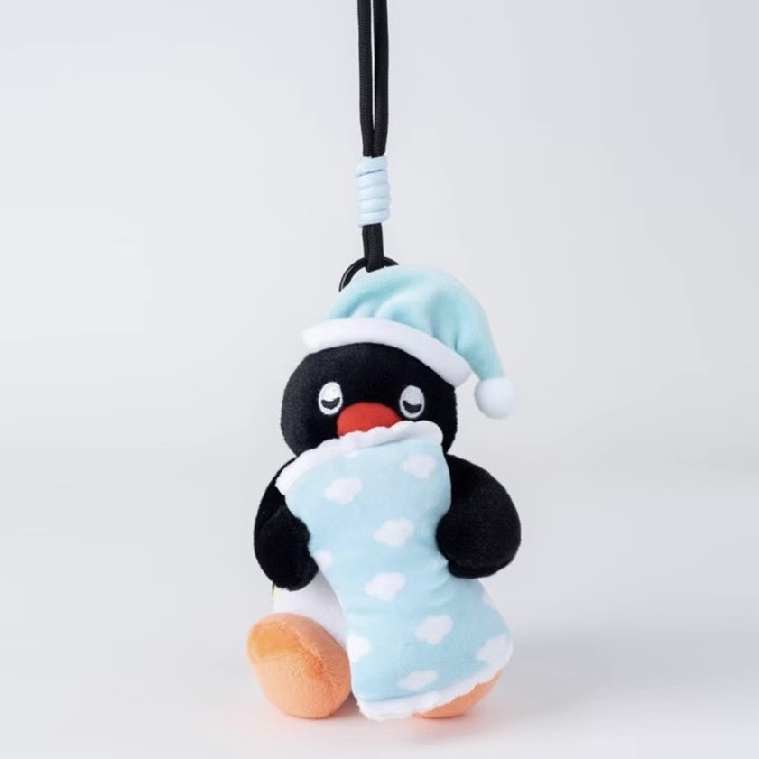 PINGU 企鵝家族 晚安夢甜系列 吊飾玩偶
