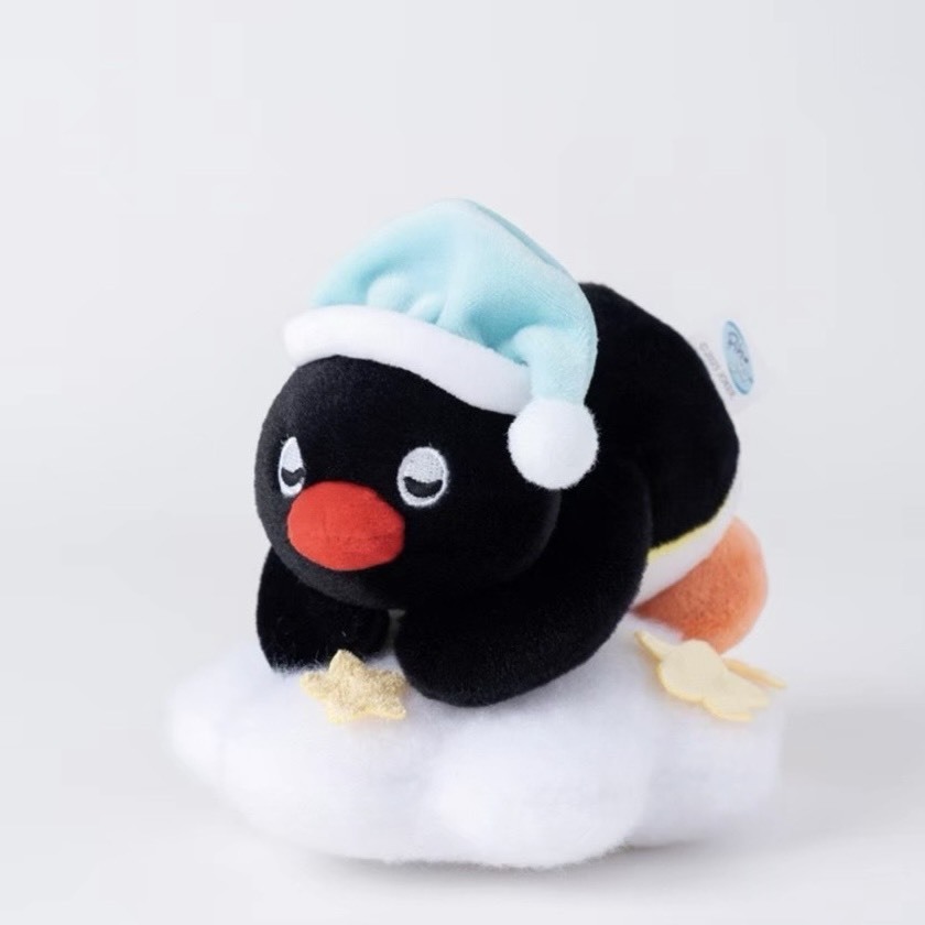 PINGU 企鵝家族 晚安夢甜系列 吊飾玩偶