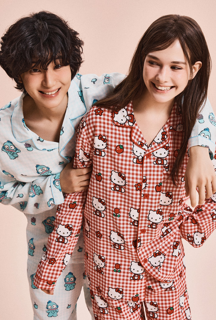 韓國限定｜SPAO x Sanrio Long Sleeve 睡衣 (4 Colours)