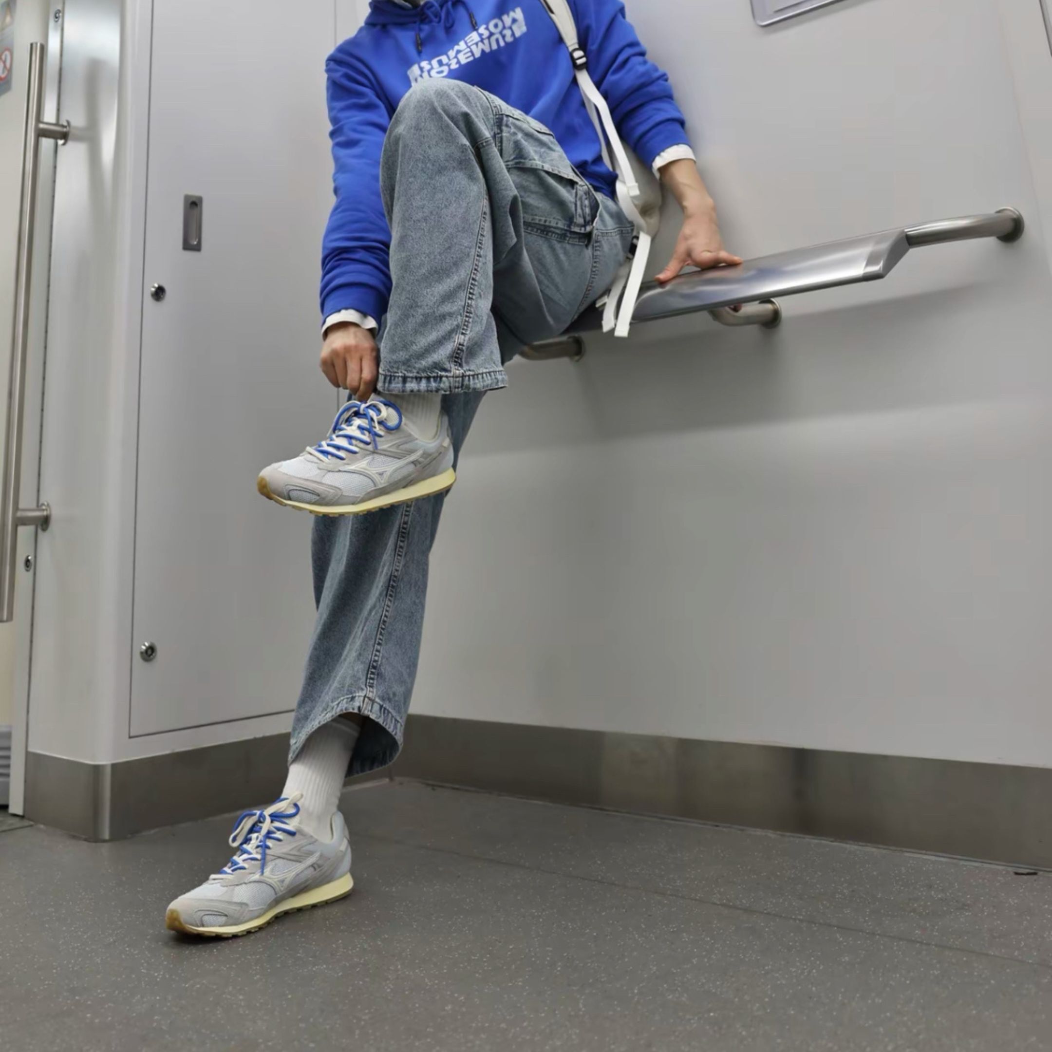 NICEDAY 代購 Mizuno LG 60S 2K 藍 水藍 復古 薄底 德訓 天藍 D1GH242117